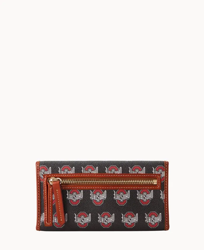 Collegiate Ohio State University Continental Clutch Ohio State ManWoman Dooney and Bourke Wallets Collegiate Ohio State University Continental Clutch Ohio State ManWoman Dooney and Bourke Wallets