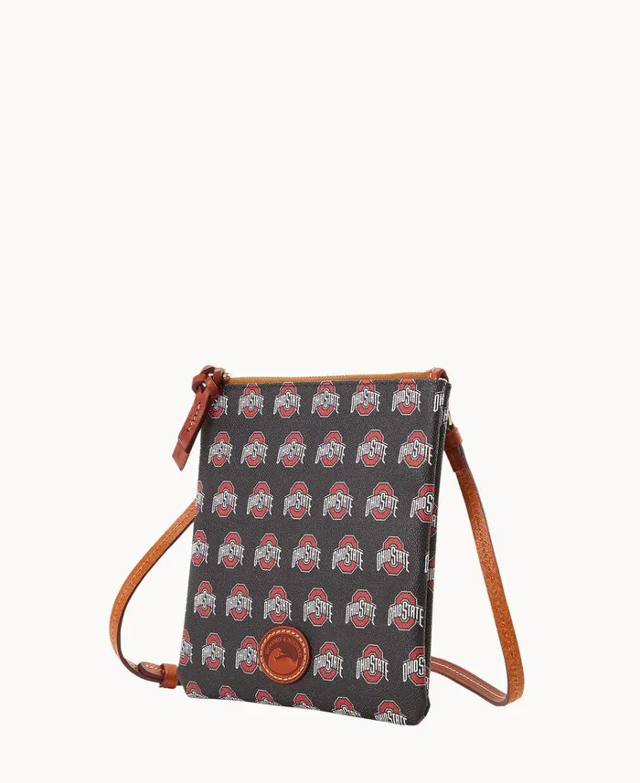 Collegiate Ohio State University North South Top Zip Crossbody Ohio State Woman Dooney and Bourke Crossbodies Collegiate Ohio State University North South Top Zip Crossbody Ohio State Woman Dooney and Bourke Crossbodies