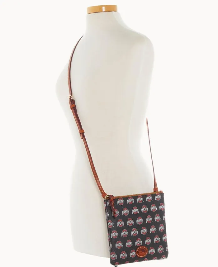 Collegiate Ohio State University North South Top Zip Crossbody Ohio State Woman Dooney and Bourke Crossbodies Collegiate Ohio State University North South Top Zip Crossbody Ohio State Woman Dooney and Bourke Crossbodies