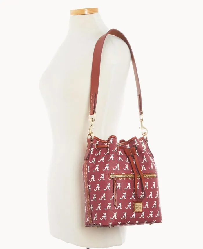 Collegiate University Of Alabama Drawstring U Of Alabama Woman Dooney and Bourke Shoulder Bags Collegiate University Of Alabama Drawstring U Of Alabama Woman Dooney and Bourke Shoulder Bags
