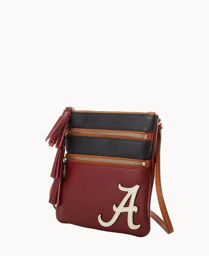 Collegiate University Of Alabama Triple Zip Crossbody University Of Alabama Woman Dooney and Bourke Crossbodies Collegiate University Of Alabama Triple Zip Crossbody University Of Alabama Woman Dooney and Bourke Crossbodies