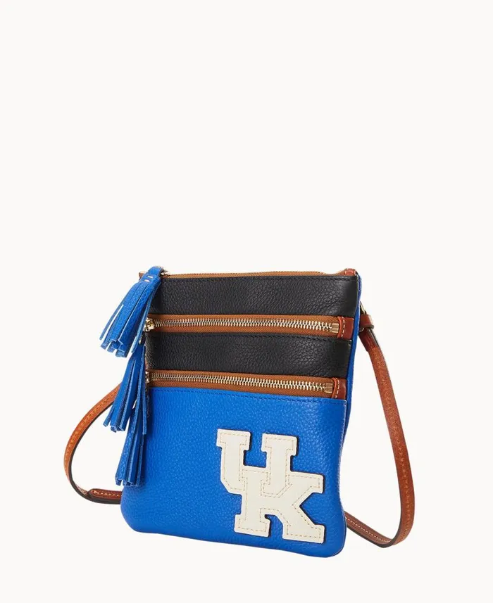 Collegiate University Of Kentucky Triple Zip Crossbody University Of Kentucky Woman Dooney and Bourke Crossbodies Collegiate University Of Kentucky Triple Zip Crossbody University Of Kentucky Woman Dooney and Bourke Crossbodies
