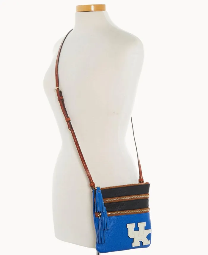 Collegiate University Of Kentucky Triple Zip Crossbody University Of Kentucky Woman Dooney and Bourke Crossbodies Collegiate University Of Kentucky Triple Zip Crossbody University Of Kentucky Woman Dooney and Bourke Crossbodies
