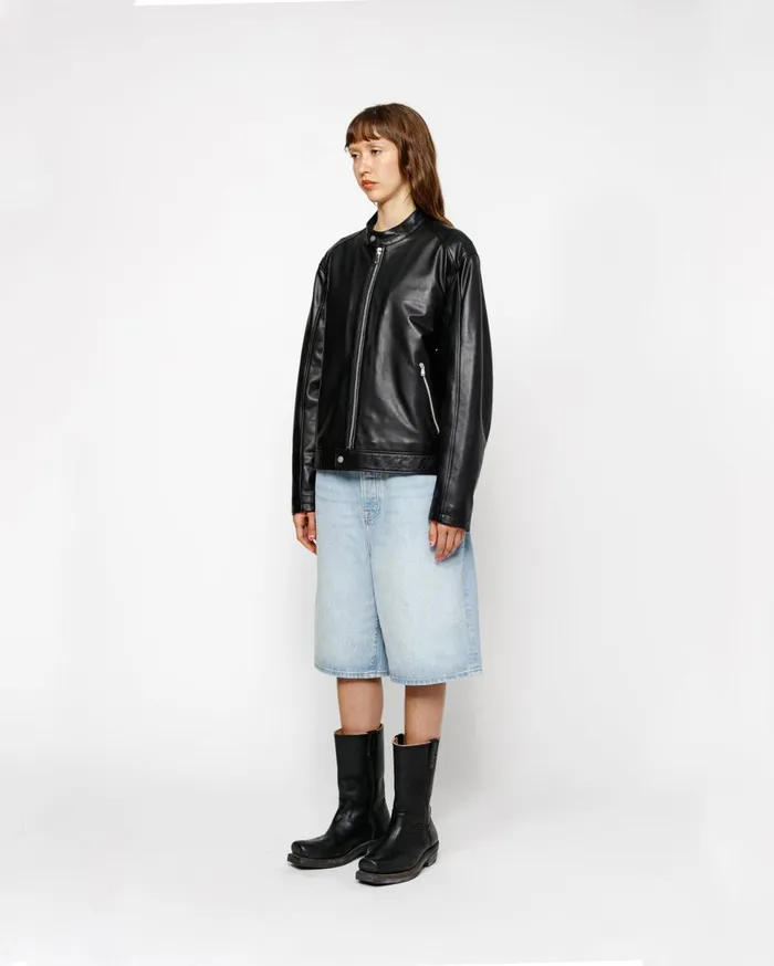 Denim MenWomen Stussy BIG OL039 SHORT DENIM Light Wash Denim MenWomen Stussy BIG OL039 SHORT DENIM Light Wash