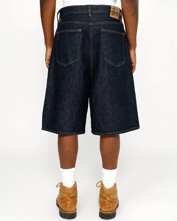 Denim MenWomen Stussy BIG OL039 SHORT DENIM Rinsed Indigo Denim MenWomen Stussy BIG OL039 SHORT DENIM Rinsed Indigo