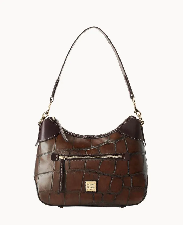 Denison Hobo Cognac Woman Dooney and Bourke Shoulder Bags