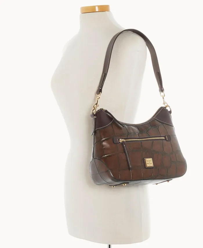 Denison Hobo Cognac Woman Dooney and Bourke Shoulder Bags Denison Hobo Cognac Woman Dooney and Bourke Shoulder Bags