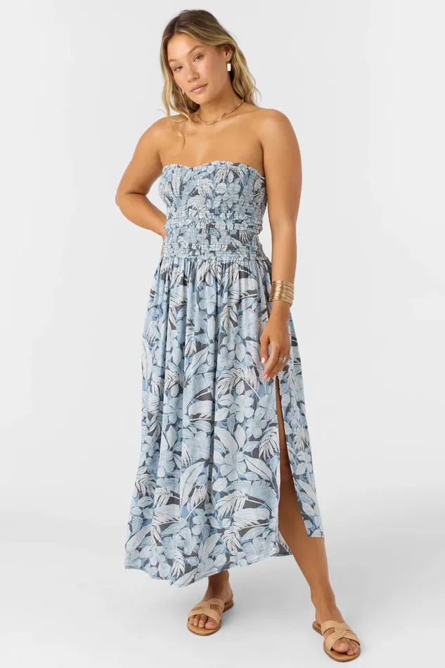DEVYN PALMETTO FLORAL MIDI DRESS Women O039NEILL Clothing
