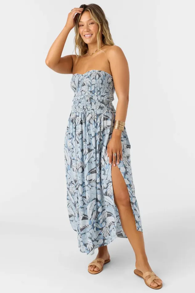 DEVYN PALMETTO FLORAL MIDI DRESS Women O039NEILL Clothing
