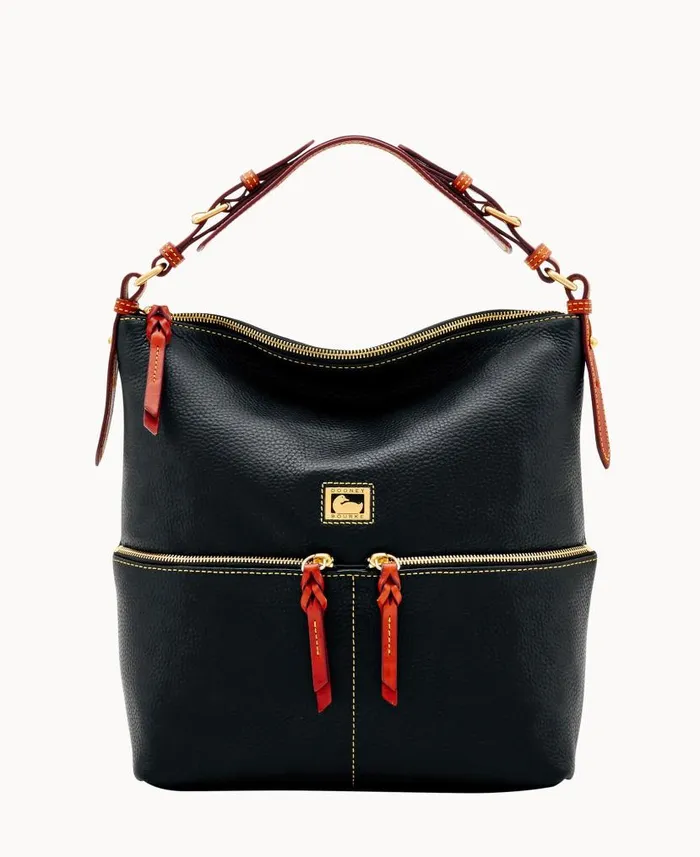 Dillen Medium Pocket Sac Black Woman Dooney and Bourke Shoulder Bags