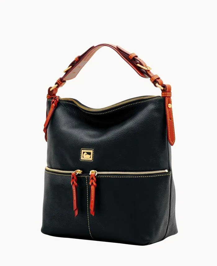 Dillen Medium Pocket Sac Black Woman Dooney and Bourke Shoulder Bags Dillen Medium Pocket Sac Black Woman Dooney and Bourke Shoulder Bags