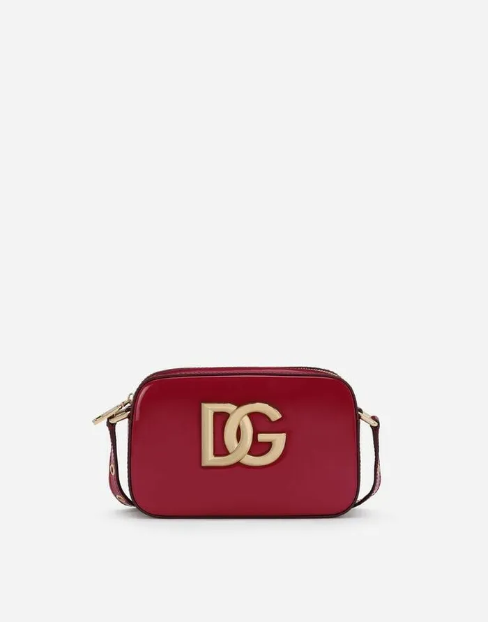 Dolce and Gabbana 35 Women Polished Calfskin 35 Crossbody Bag Fuchsia