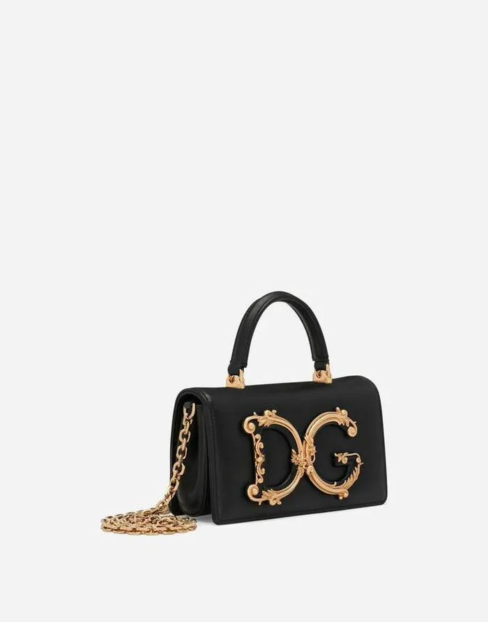 Dolce and Gabbana Clutches Mini And Micro Bags Women DG Girls Mini Bag Black Dolce and Gabbana Clutches Mini And Micro Bags Women DG Girls Mini Bag Black