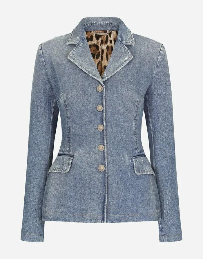 Dolce and Gabbana Denim Women Denim Dolce Jacket Multicolor