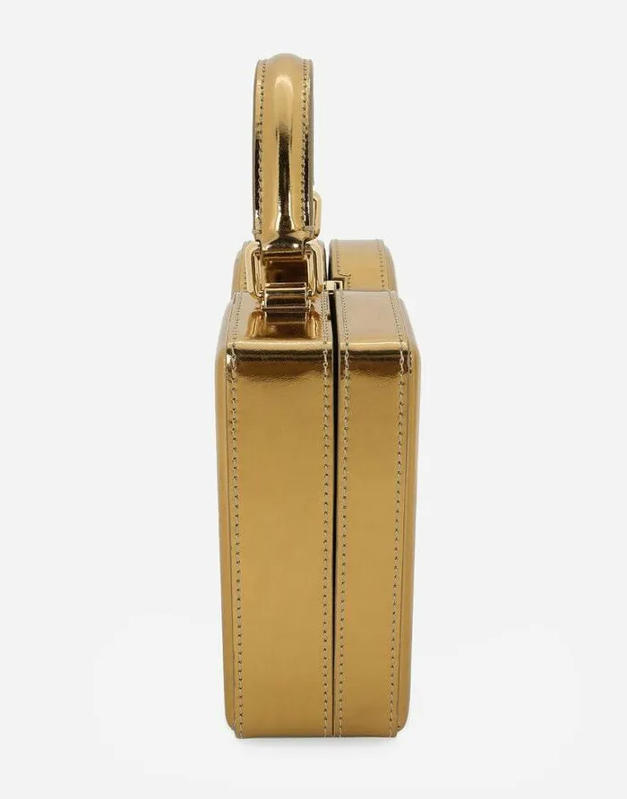 Dolce and Gabbana DG Logo Bag Women DG Logo Bag Box Handbag Gold Dolce and Gabbana DG Logo Bag Women DG Logo Bag Box Handbag Gold