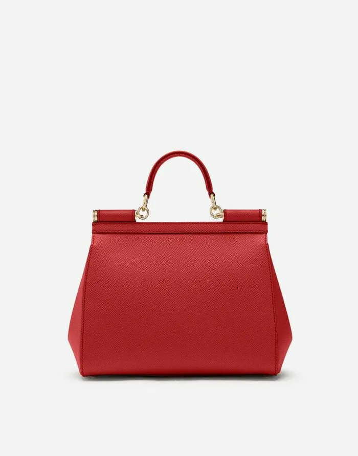 Dolce and Gabbana Handbags Women Large Sicily Handbag Red Dolce and Gabbana Handbags Women Large Sicily Handbag Red