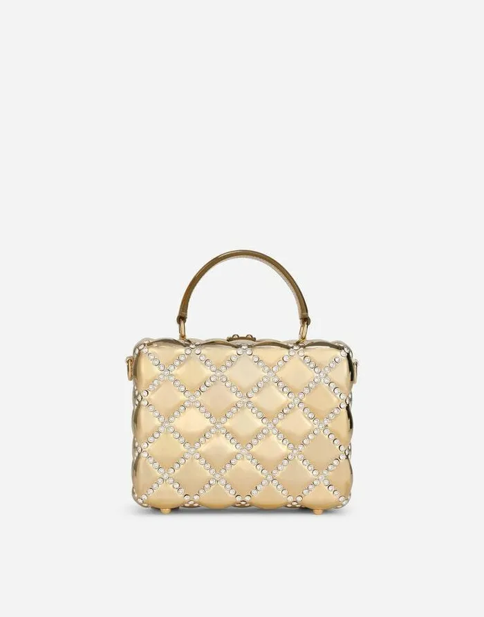 Dolce and Gabbana Handbags Women Resin Dolce Box Bag With Rhinestones Multicolor Dolce and Gabbana Handbags Women Resin Dolce Box Bag With Rhinestones Multicolor