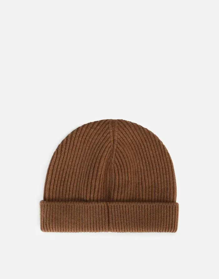 Dolce and Gabbana Hats And Gloves Men Wool Fishermans Rib Knit Hat Beige Dolce and Gabbana Hats And Gloves Men Wool Fishermans Rib Knit Hat Beige