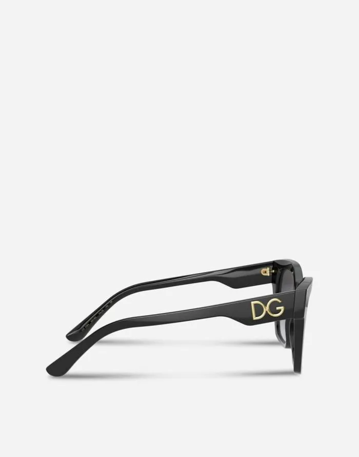 Dolce and Gabbana Icons Women Print Family Sunglasses Black Dolce and Gabbana Icons Women Print Family Sunglasses Black