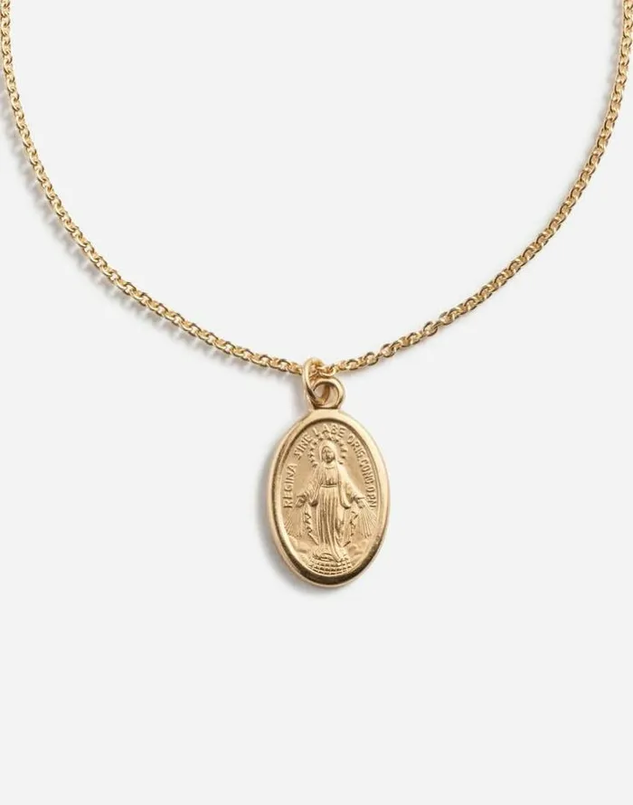Dolce and Gabbana Jewelry Children Bracelet With Virgin Mary Medallion Gold Dolce and Gabbana Jewelry Children Bracelet With Virgin Mary Medallion Gold