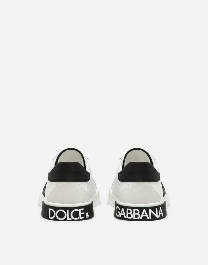 Dolce and Gabbana Mini Me Boy Children Portofino Vintage Calfskin Sneakers Multicolor Dolce and Gabbana Mini Me Boy Children Portofino Vintage Calfskin Sneakers Multicolor
