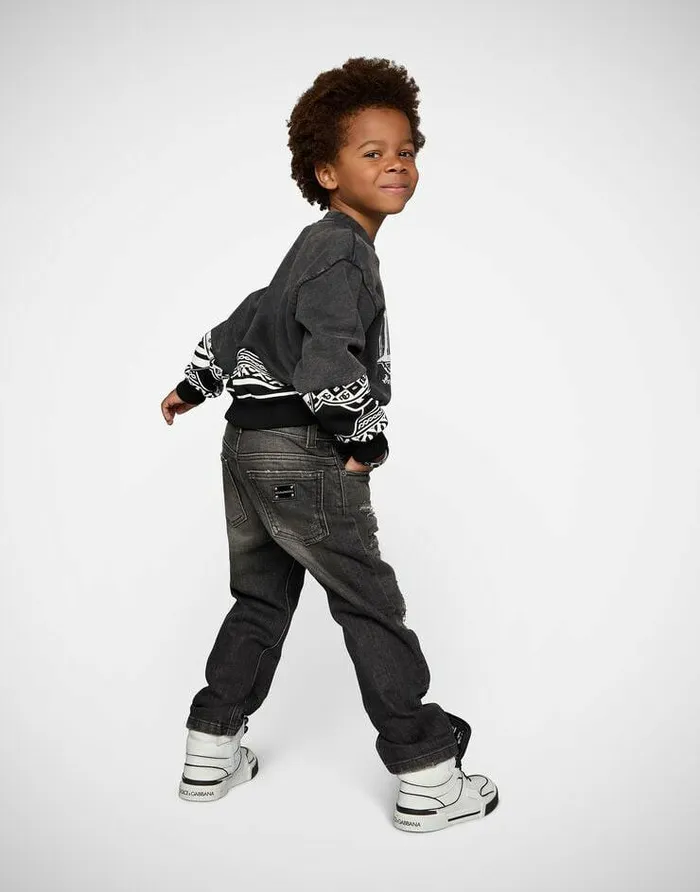 Dolce and Gabbana Shoes 2438 Children Portofino New Roma Hightop Sneakers Multicolor Dolce and Gabbana Shoes 2438 Children Portofino New Roma Hightop Sneakers Multicolor