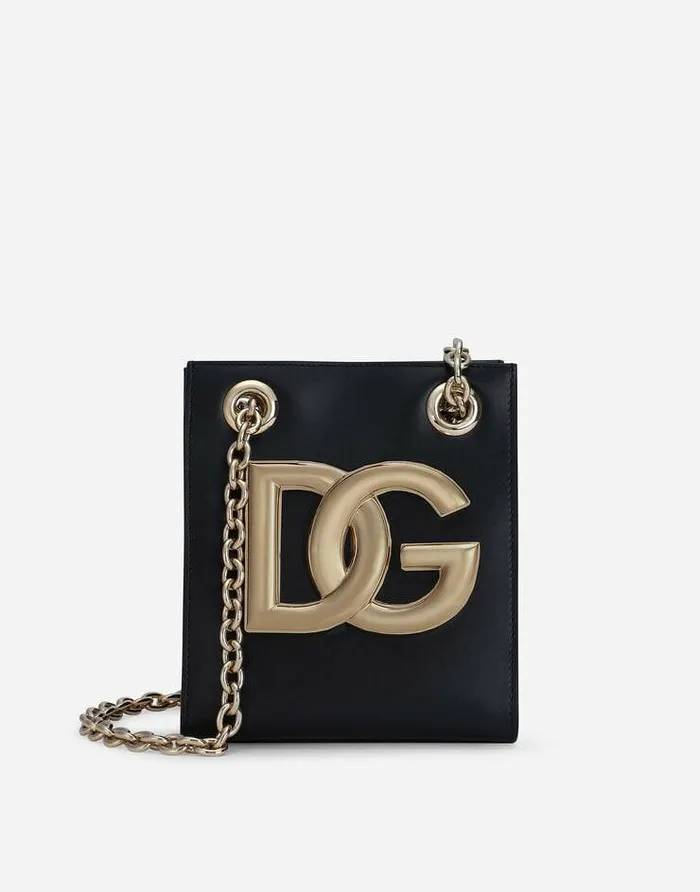 Dolce and Gabbana Shoulder And Crossbody Bags Women Small Calfskin 35 Shoulder Bag Black Dolce and Gabbana Shoulder And Crossbody Bags Women Small Calfskin 35 Shoulder Bag Black