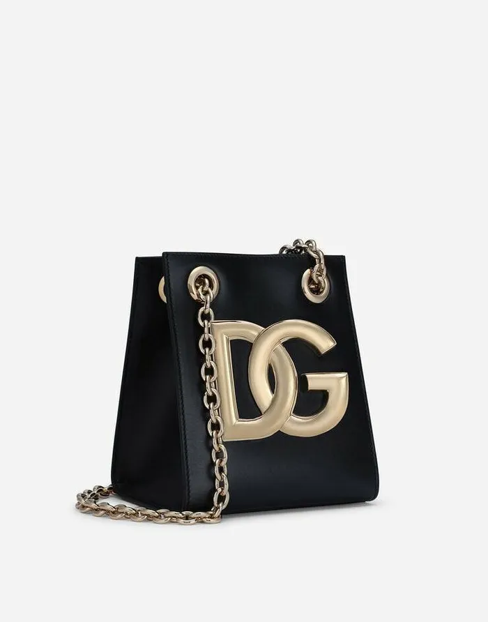 Dolce and Gabbana Shoulder And Crossbody Bags Women Small Calfskin 35 Shoulder Bag Black Dolce and Gabbana Shoulder And Crossbody Bags Women Small Calfskin 35 Shoulder Bag Black