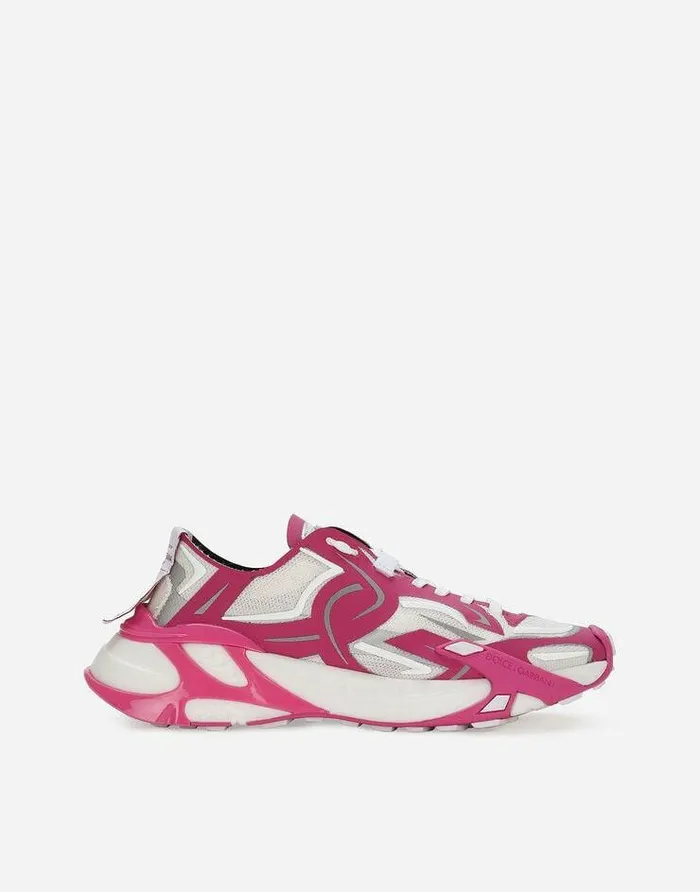 Dolce and Gabbana Sneakers Women Technical Fabric Fast Sneakers Multicolor