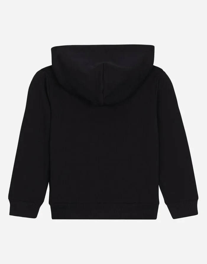 Dolce and Gabbana TShirts And Sweatshirts Children Zipup Hoodie With Logo Tag Blue Dolce and Gabbana TShirts And Sweatshirts Children Zipup Hoodie With Logo Tag Blue