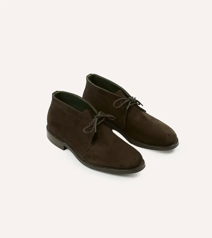 Drake039s Brown Suede Murphy Goodyear Welted Chukka Boot 8211 Footwear