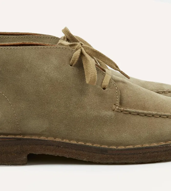 Drake039s Crosby MocToe Chukka Boot Sand Suede 8211 Footwear