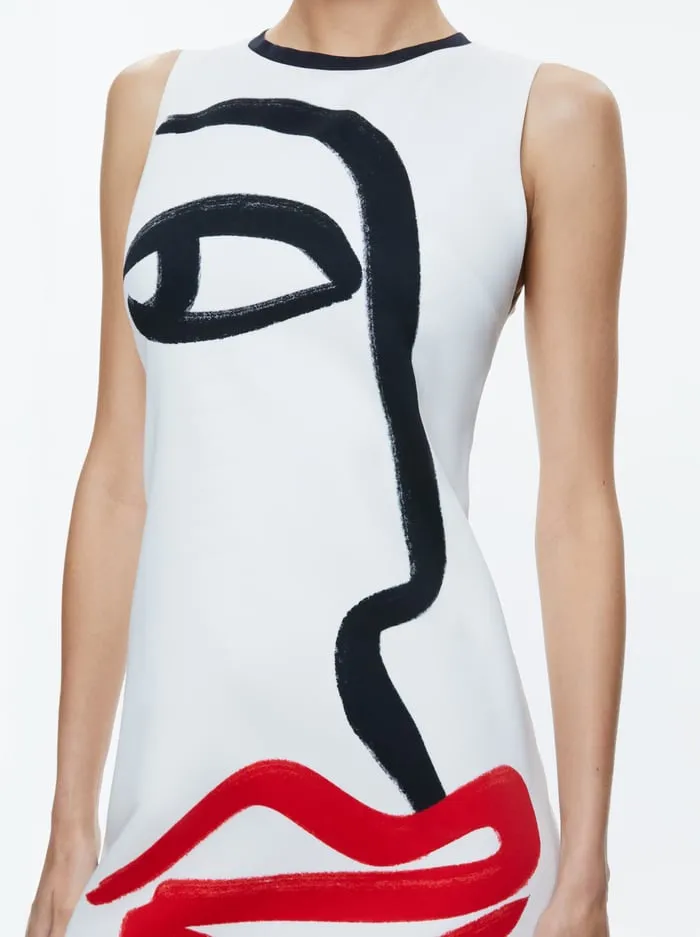 Dresses Women Alice Olivia Clyde Mini Dress Lip Lock