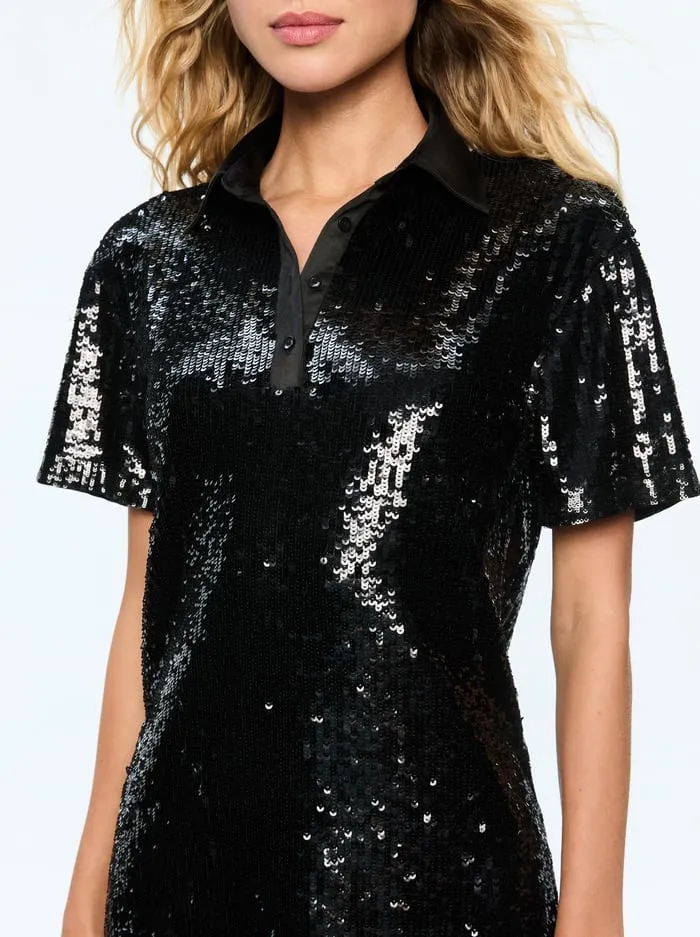 Dresses Women Alice Olivia Treva Polo Dress Black