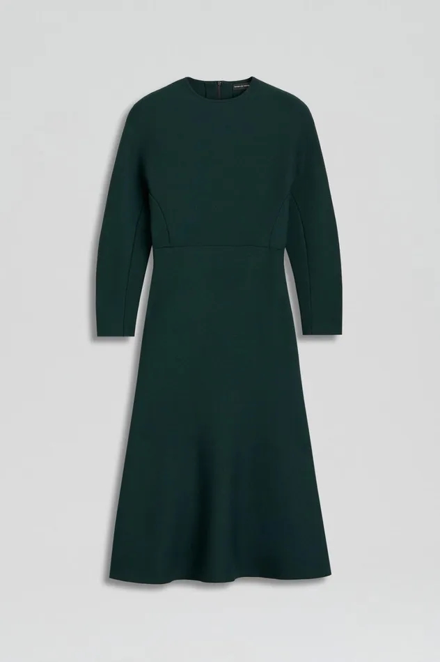 Dresses Women Scanlan Theodore CREPE KNIT COCOON DRESS Darkgreen Dresses Women Scanlan Theodore CREPE KNIT COCOON DRESS Darkgreen