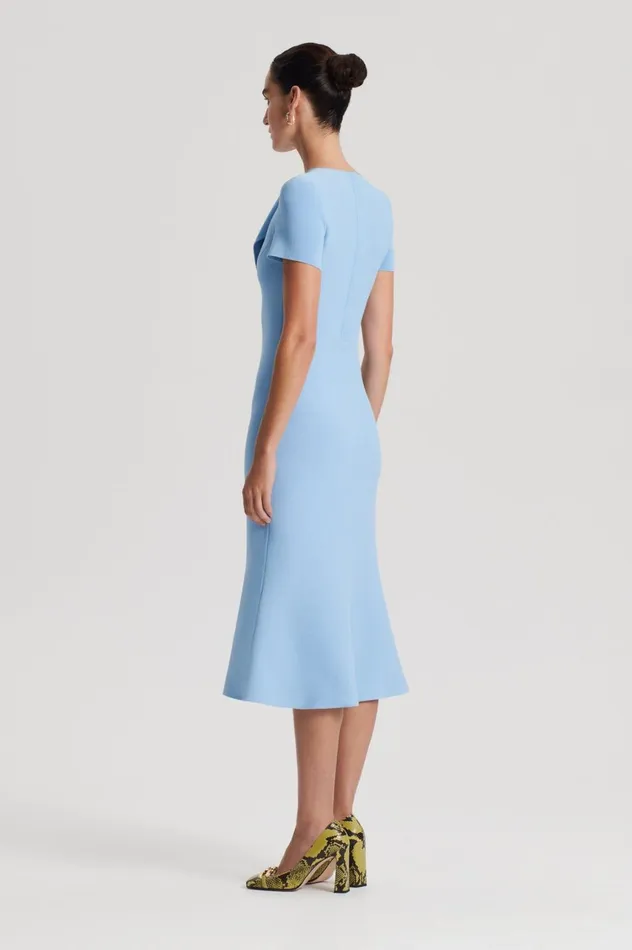 Dresses Women Scanlan Theodore CREPE KNIT CRAVAT DRESS Riviera Dresses Women Scanlan Theodore CREPE KNIT CRAVAT DRESS Riviera