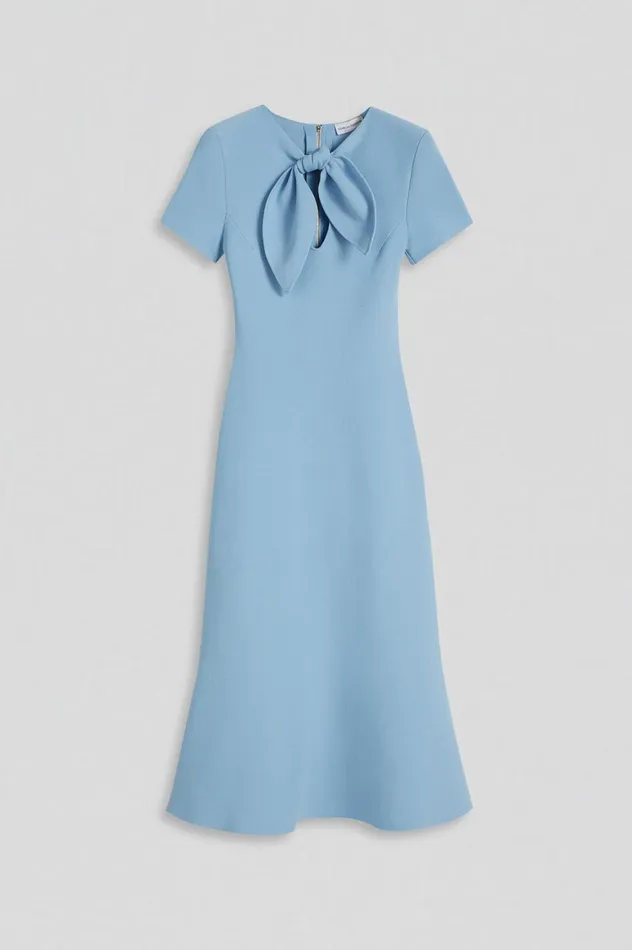 Dresses Women Scanlan Theodore CREPE KNIT CRAVAT DRESS Riviera Dresses Women Scanlan Theodore CREPE KNIT CRAVAT DRESS Riviera