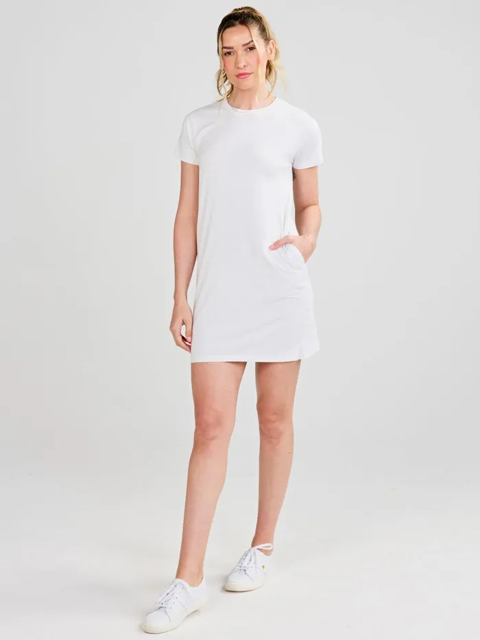 Dresses Women Tasc Performance All Day TShirt Dress