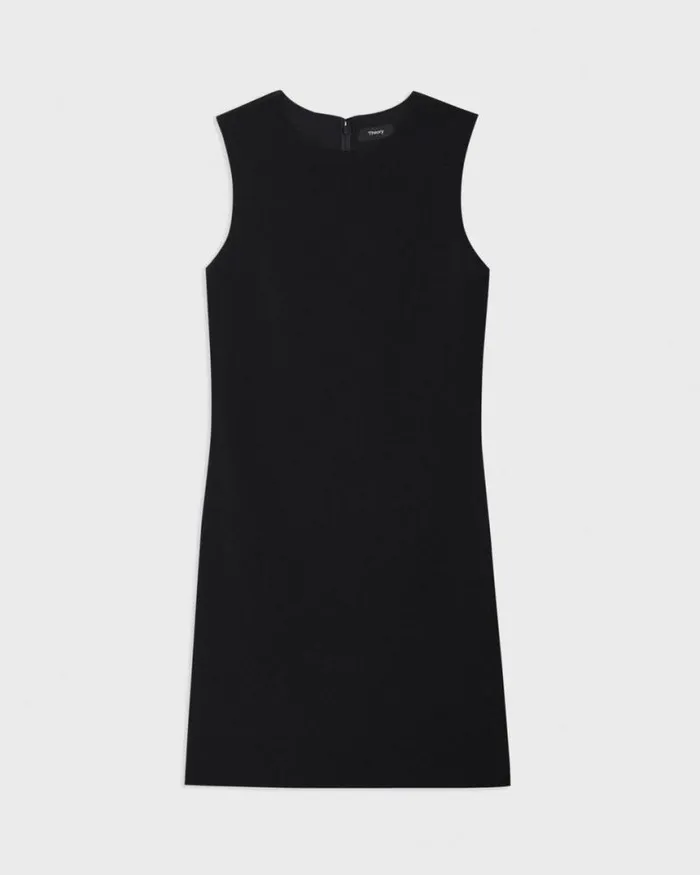 Dresses Women Theory Shift Dress In Admiral Crepe Black