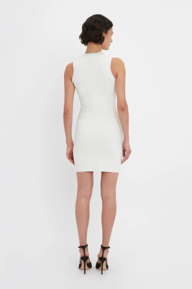 Dresses Women Victoria Beckham VB Body Mini Dress In White Dresses Women Victoria Beckham VB Body Mini Dress In White