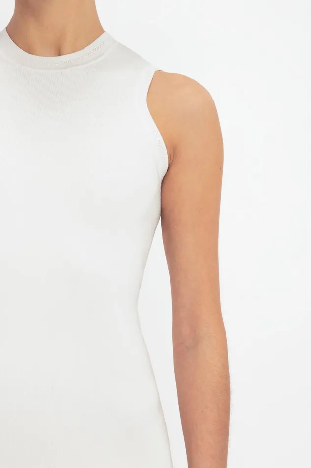 Dresses Women Victoria Beckham VB Body Mini Dress In White Dresses Women Victoria Beckham VB Body Mini Dress In White