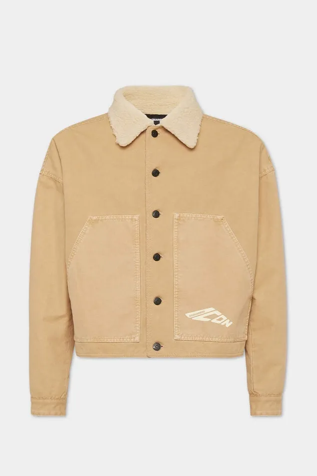 Dsquared2 Coats and Outerwear Icon New Generation Kaban Beige 8211 Men