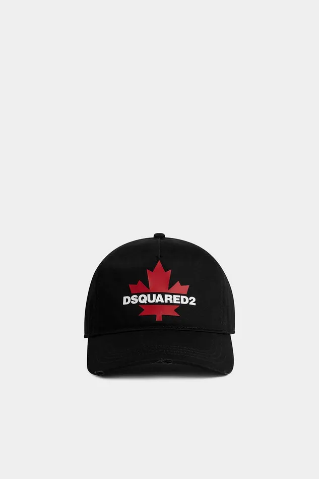 Dsquared2 Headwear Canadian Leaf Baseball Cap Black 8211 MenWomen