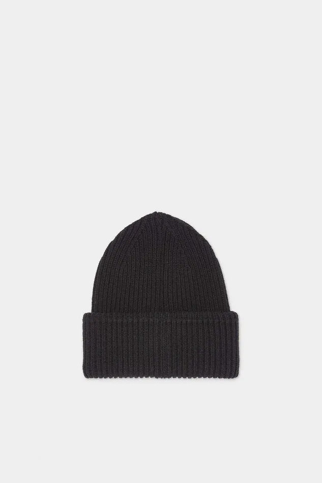 Dsquared2 Headwear Icon New Generation Knit Beanie Blackwhite 8211 MenWomen