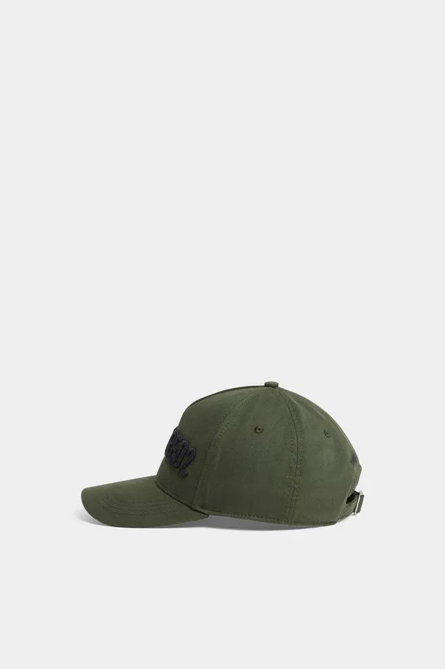 Dsquared2 Headwear Technicolor Embroidered Baseball Cap Militaryblack 8211 Men