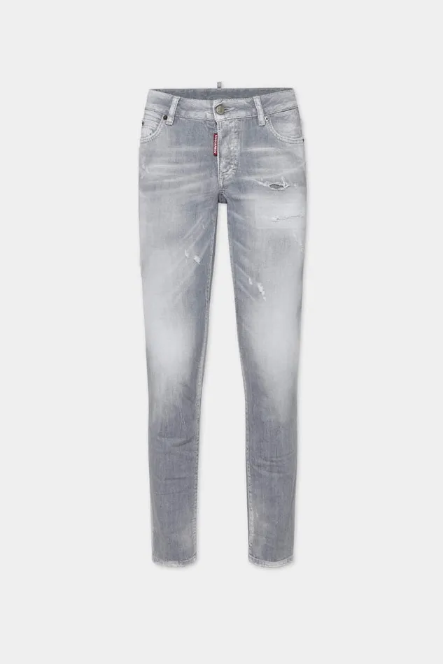 Dsquared2 Jeans Brushed Grey Wash Medium Waist Jennifer Jeans 8211 Women