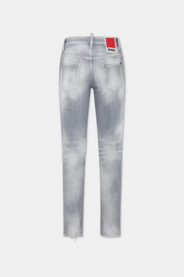 Dsquared2 Jeans Brushed Grey Wash Medium Waist Jennifer Jeans 8211 Women