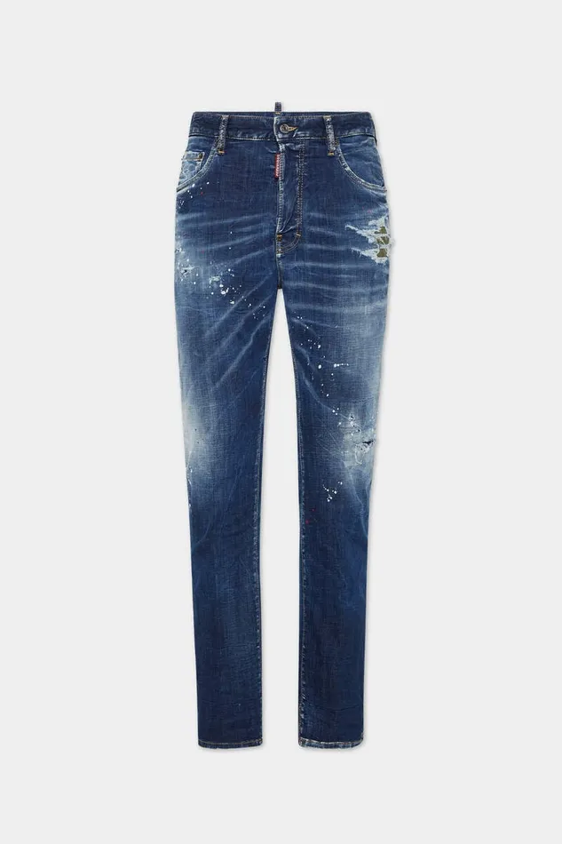 Dsquared2 Jeans Dark Broken Knee Wash 642 Jeans Navy 8211 Men