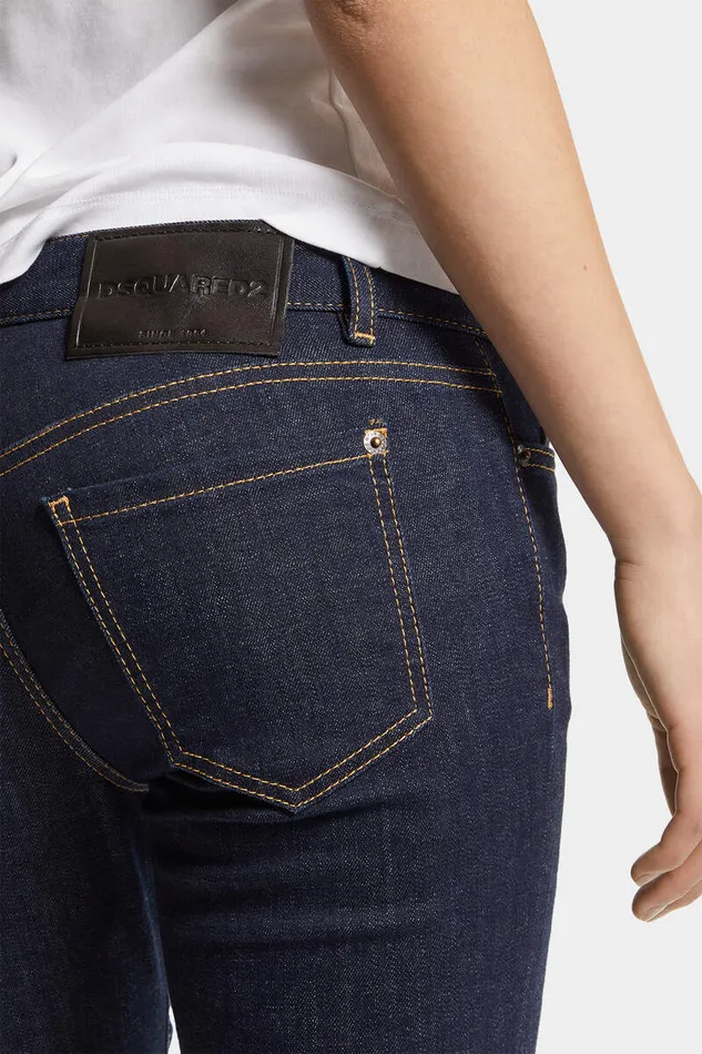 Dsquared2 Jeans Dark Rinse Wash Jennifer Jeans Navy 8211 Women