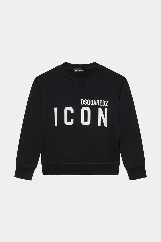 Dsquared2 Ready To Wear D2 Icon Sweatshirt Black 8211 Kids